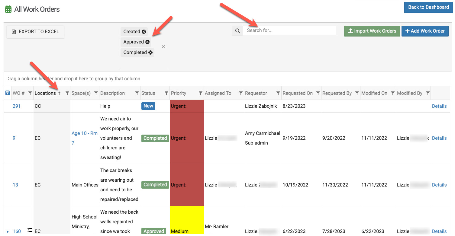 Understanding Your Sidebar Options | Work Order & Asset Management