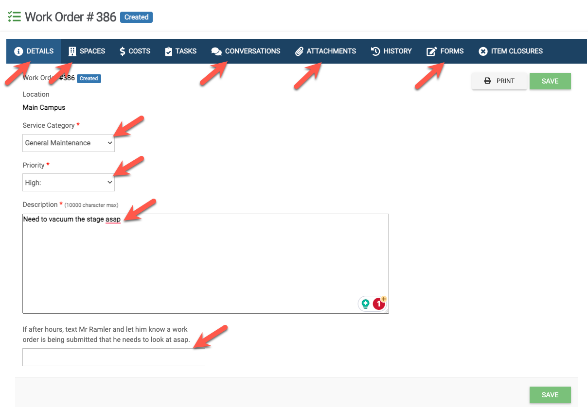 Who Can Edit a Work Order & Tracking Changes to a Work Order